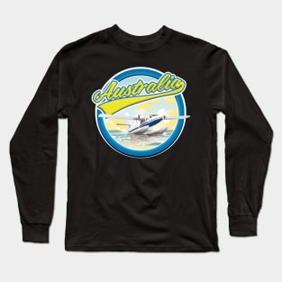 Australia Travel logo Long Sleeve T-Shirt